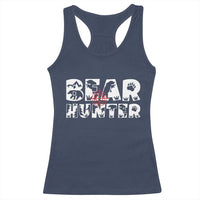 Bear Hunter Racerback Tank Top Outdoor Adventure Gift - Wonder Print Shop