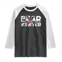 Bear Hunter Raglan Shirt Outdoor Adventure Gift - Wonder Print Shop