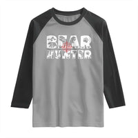 Bear Hunter Raglan Shirt Outdoor Adventure Gift - Wonder Print Shop