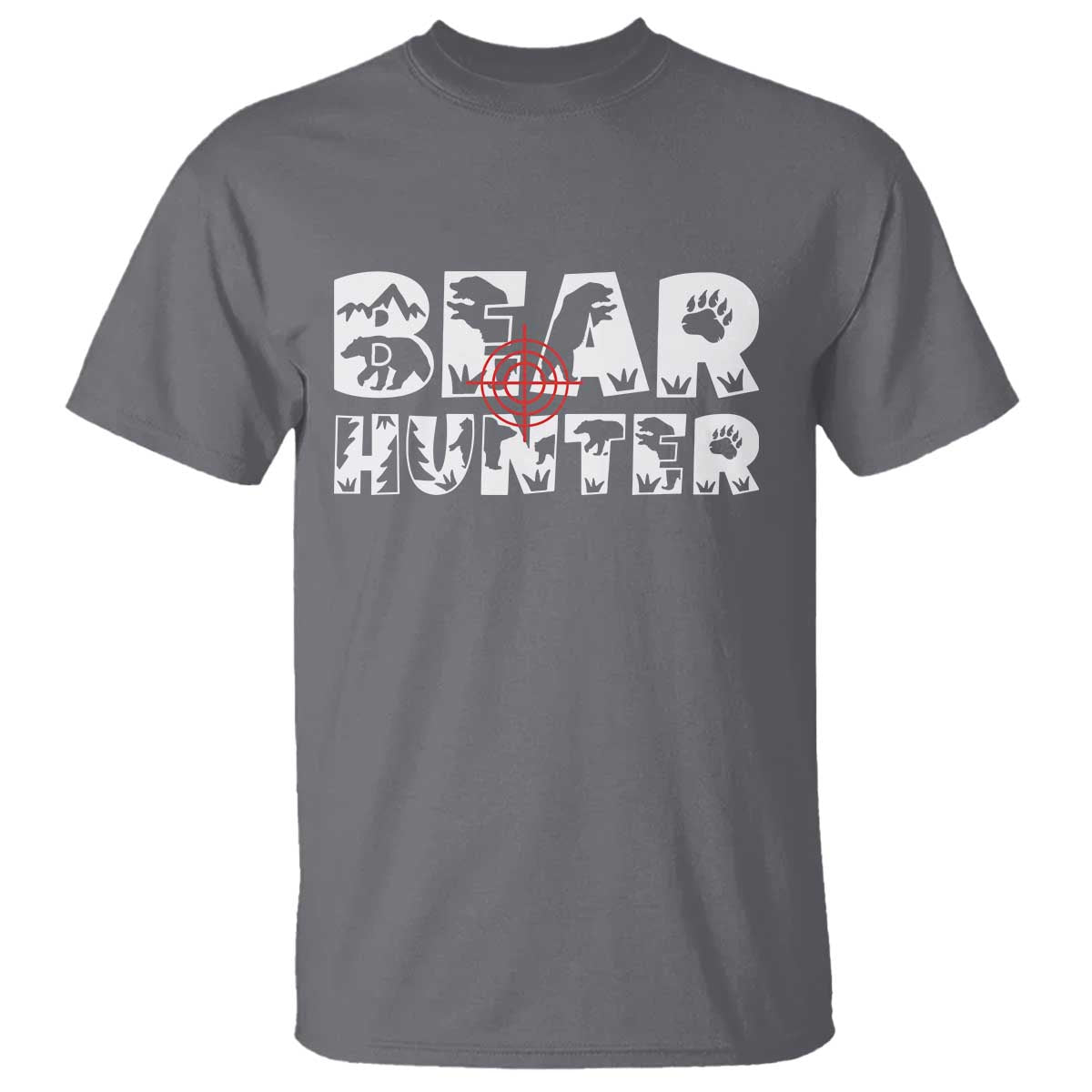Bear Hunter T Shirt Outdoor Adventure Gift - Wonder Print Shop