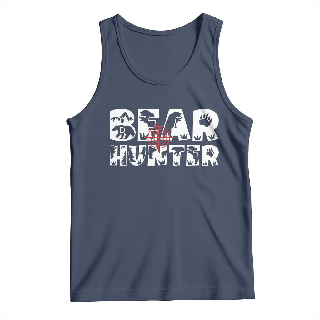 Bear Hunter Tank Top Outdoor Adventure Gift - Wonder Print Shop