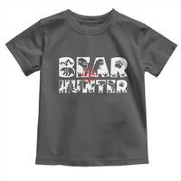 Bear Hunter Toddler T Shirt Outdoor Adventure Gift - Wonder Print Shop