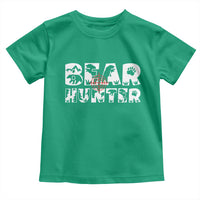 Bear Hunter Toddler T Shirt Outdoor Adventure Gift - Wonder Print Shop