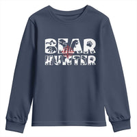 Bear Hunter Youth Sweatshirt Outdoor Adventure Gift - Wonder Print Shop