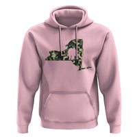 New York Bear Hunter Hoodie Camo Map Hunting Season Gift - Wonder Print Shop