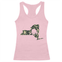 New York Bear Hunter Racerback Tank Top Camo Map Hunting Season Gift - Wonder Print Shop