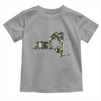 New York Bear Hunter Toddler T Shirt Camo Map Hunting Season Gift - Wonder Print Shop