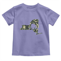 New York Bear Hunter Toddler T Shirt Camo Map Hunting Season Gift - Wonder Print Shop