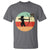 Retro Sunset Hunter Gift T Shirt Women Bow Hunters - Wonder Print Shop