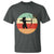 Retro Sunset Hunter Gift T Shirt Women Bow Hunters - Wonder Print Shop
