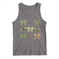 Women Bear Hunting Season Tank Top Camo Bow Coquette Gift - Wonder Print Shop