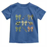 Women Bear Hunting Season Toddler T Shirt Camo Bow Coquette Gift - Wonder Print Shop