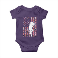 Patriotic Women Bow Hunter Baby Onesie American Flag Pink Camo Gift - Wonder Print Shop