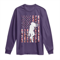 Patriotic Women Bow Hunter Long Sleeve Shirt American Flag Pink Camo Gift - Wonder Print Shop
