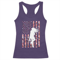 Patriotic Women Bow Hunter Racerback Tank Top American Flag Pink Camo Gift - Wonder Print Shop