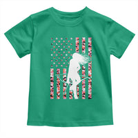 Patriotic Women Bow Hunter Toddler T Shirt American Flag Pink Camo Gift - Wonder Print Shop