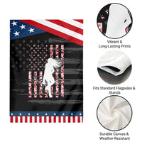 Patriotic Women Bow Hunter Garden Flag American Flag Pink Camo Gift