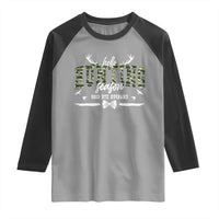 Funny Hunting Lover Raglan Shirt Hello Hunting Season Goodbye Husband - Wonder Print Shop