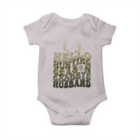 Hello Hunting Season Goodbye Husband Baby Onesie Funny Hunter Wife Gift - Wonder Print Shop
