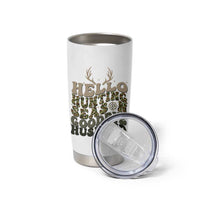 Hello Hunting Season Goodbye Husband Tumbler Cup Funny Hunter Wife Gift - Wonder Print Shop