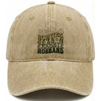 Hello Hunting Season Goodbye Husband Washed Cotton Baseball Cap Funny Hunter Wife Gift
