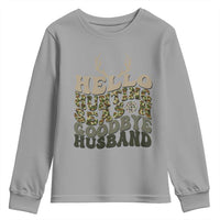 Hello Hunting Season Goodbye Husband Youth Sweatshirt Funny Hunter Wife Gift - Wonder Print Shop