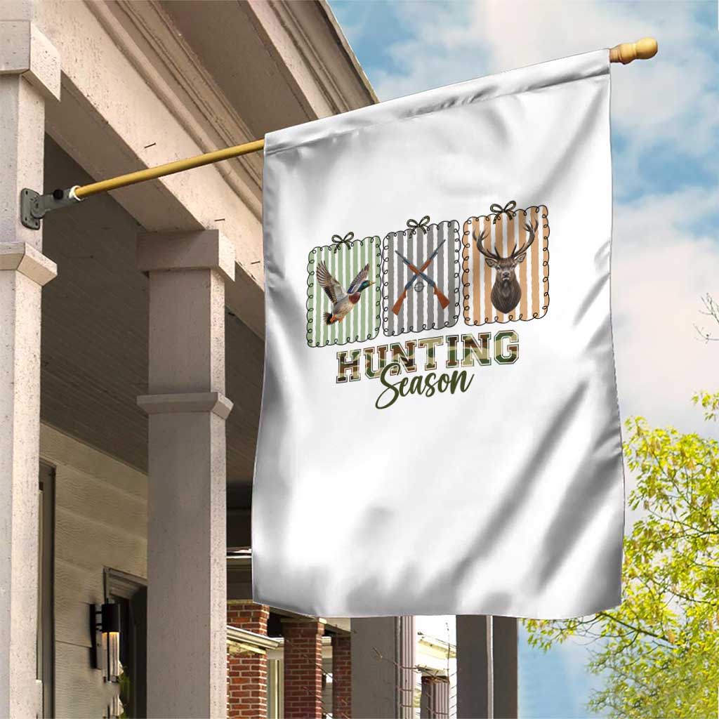 Hunting Season Garden Flag Funny Hunter Wife Gift - Wonder Print Shop