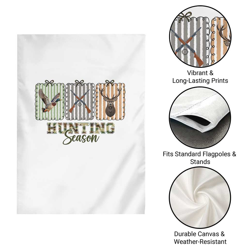 Hunting Season Garden Flag Funny Hunter Wife Gift - Wonder Print Shop