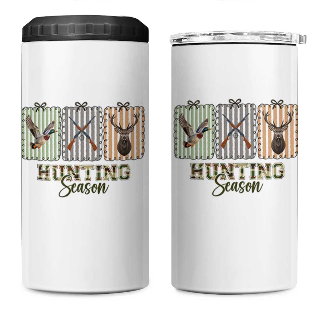 Hunting Season 4 in 1 Can Cooler Tumbler Funny Hunter Wife Gift - Wonder Print Shop