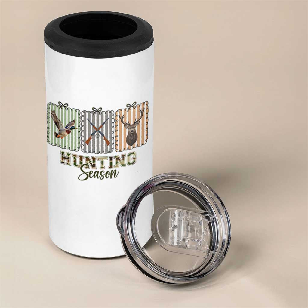 Hunting Season 4 in 1 Can Cooler Tumbler Funny Hunter Wife Gift - Wonder Print Shop
