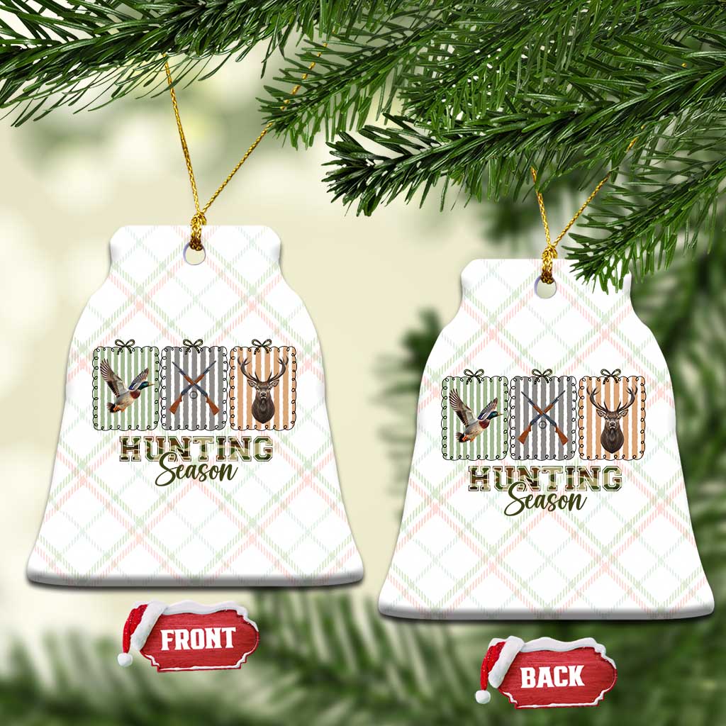Hunting Season Ceramic Ornament Funny Hunter Wife Gift - Wonder Print Shop