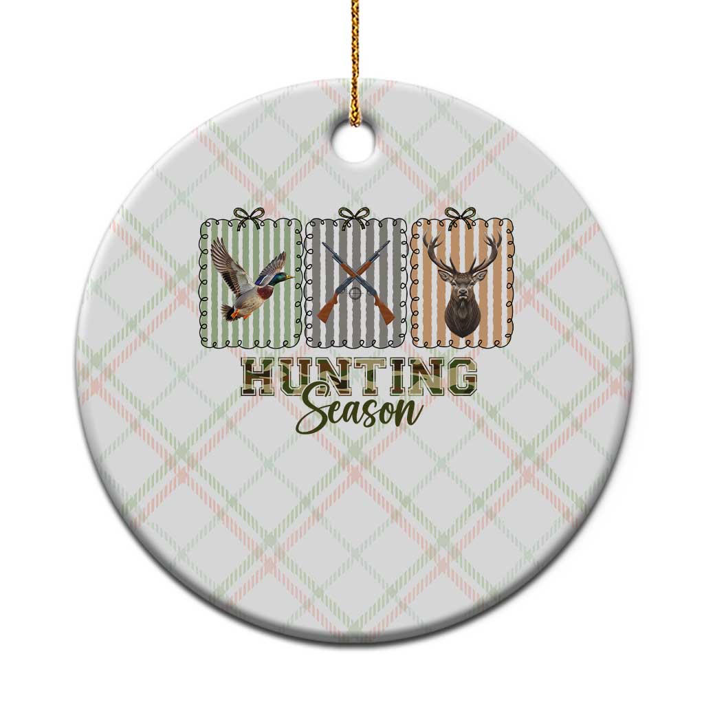 Hunting Season Ceramic Ornament Funny Hunter Wife Gift - Wonder Print Shop