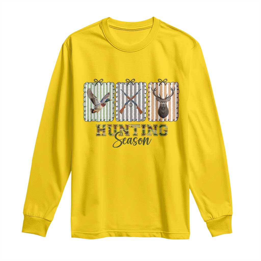 Hunting Season Long Sleeve Shirt Funny Hunter Wife Gift - Wonder Print Shop