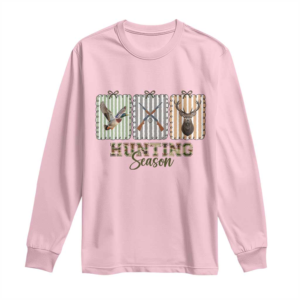 Hunting Season Long Sleeve Shirt Funny Hunter Wife Gift - Wonder Print Shop
