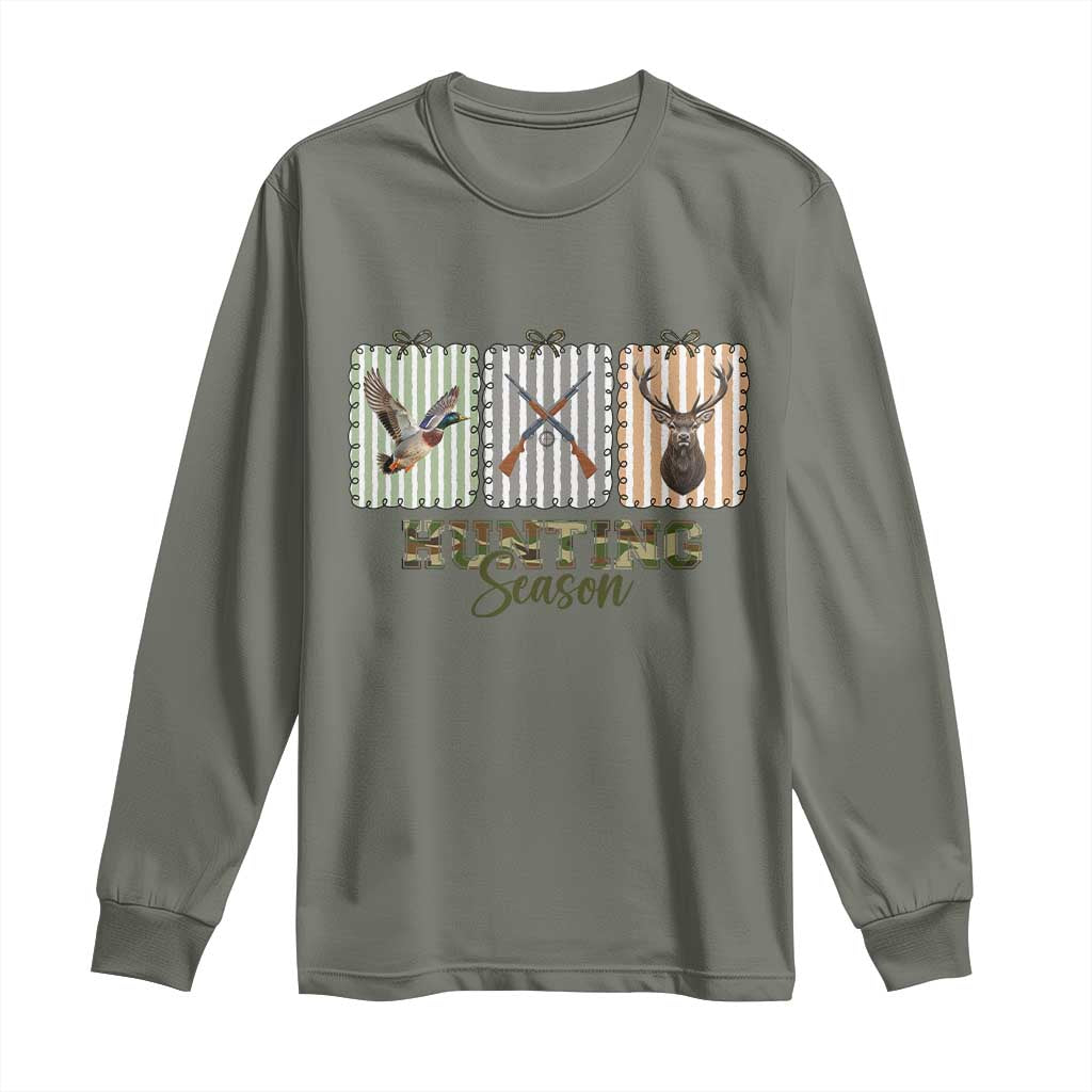 Hunting Season Long Sleeve Shirt Funny Hunter Wife Gift - Wonder Print Shop