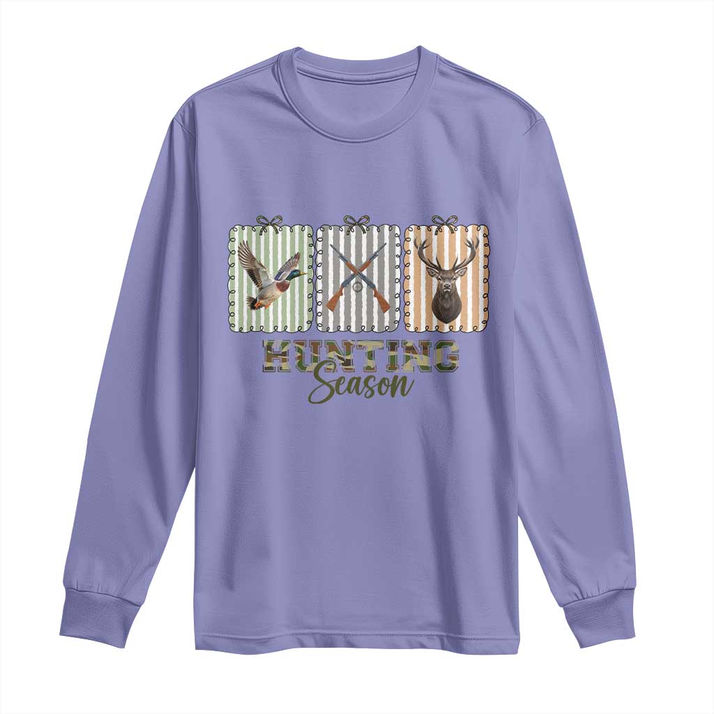 Hunting Season Long Sleeve Shirt Funny Hunter Wife Gift - Wonder Print Shop