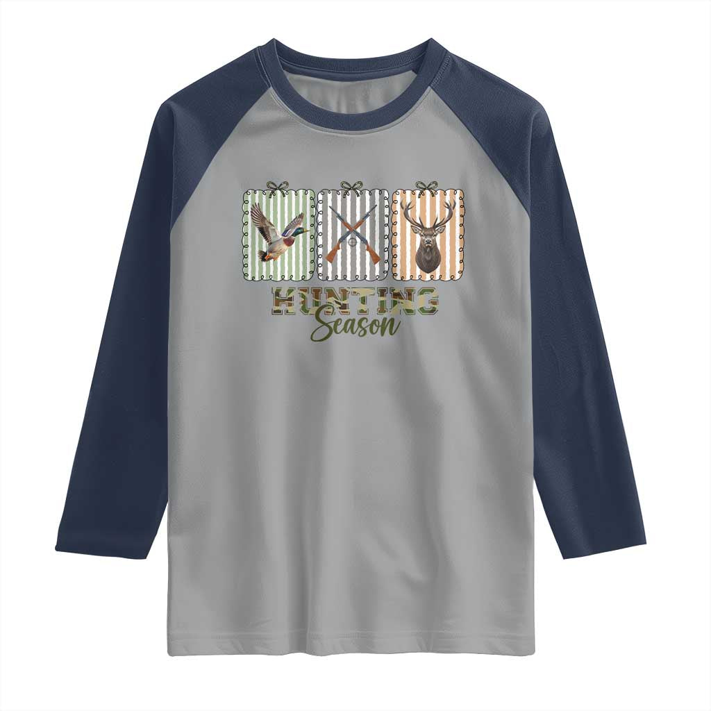 Hunting Season Raglan Shirt Funny Hunter Wife Gift - Wonder Print Shop