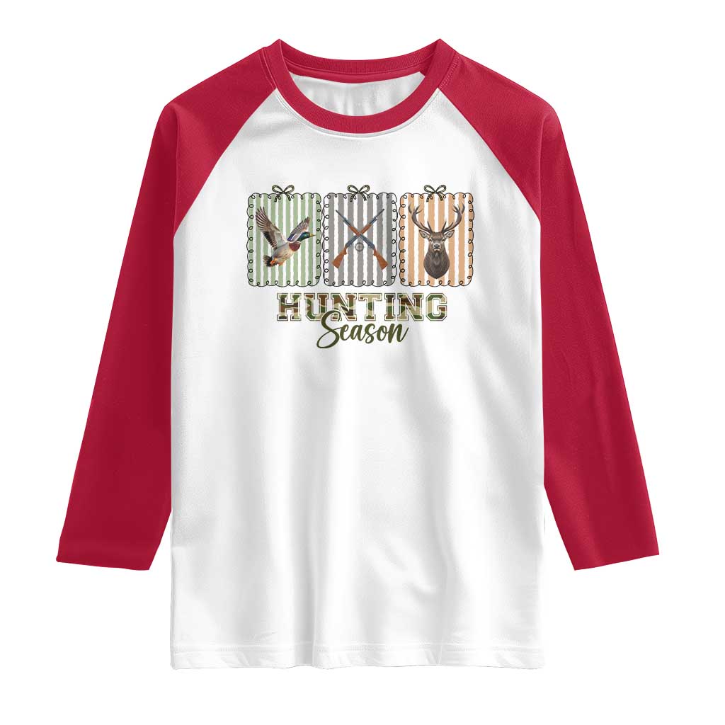 Hunting Season Raglan Shirt Funny Hunter Wife Gift - Wonder Print Shop