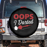 Dart Player Sarcasm Gift Spare Tire Cover Funny Oops I Darted - Wonder Print Shop