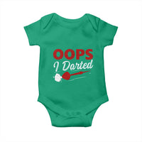 Dart Player Sarcasm Gift Baby Onesie Funny Oops I Darted - Wonder Print Shop