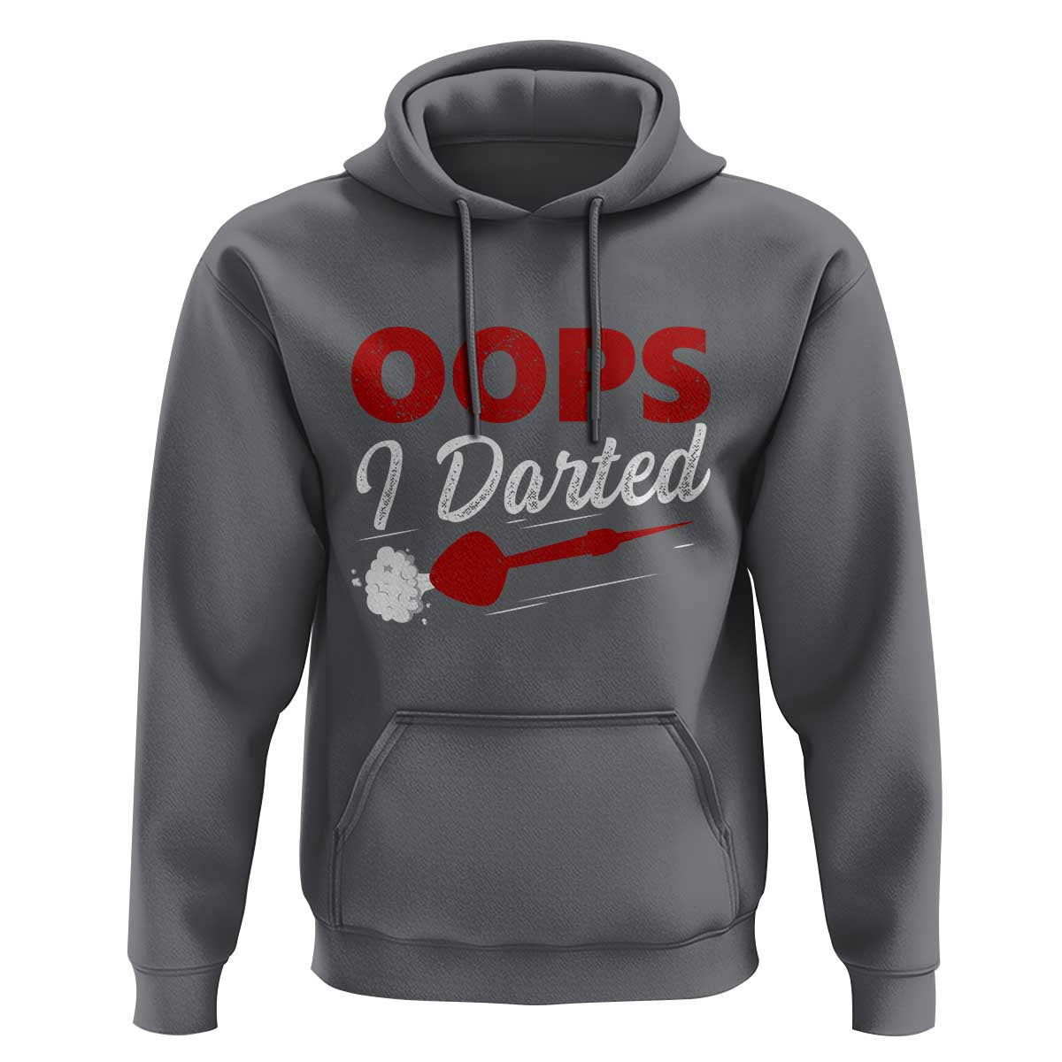 Dart Player Sarcasm Gift Hoodie Funny Oops I Darted - Wonder Print Shop