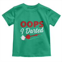 Dart Player Sarcasm Gift Toddler T Shirt Funny Oops I Darted - Wonder Print Shop