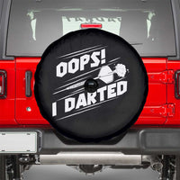 Funny Dart Thrower Spare Tire Cover Oops I Darted Gift For Dartist - Wonder Print Shop