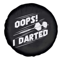 Funny Dart Thrower Spare Tire Cover Oops I Darted Gift For Dartist - Wonder Print Shop