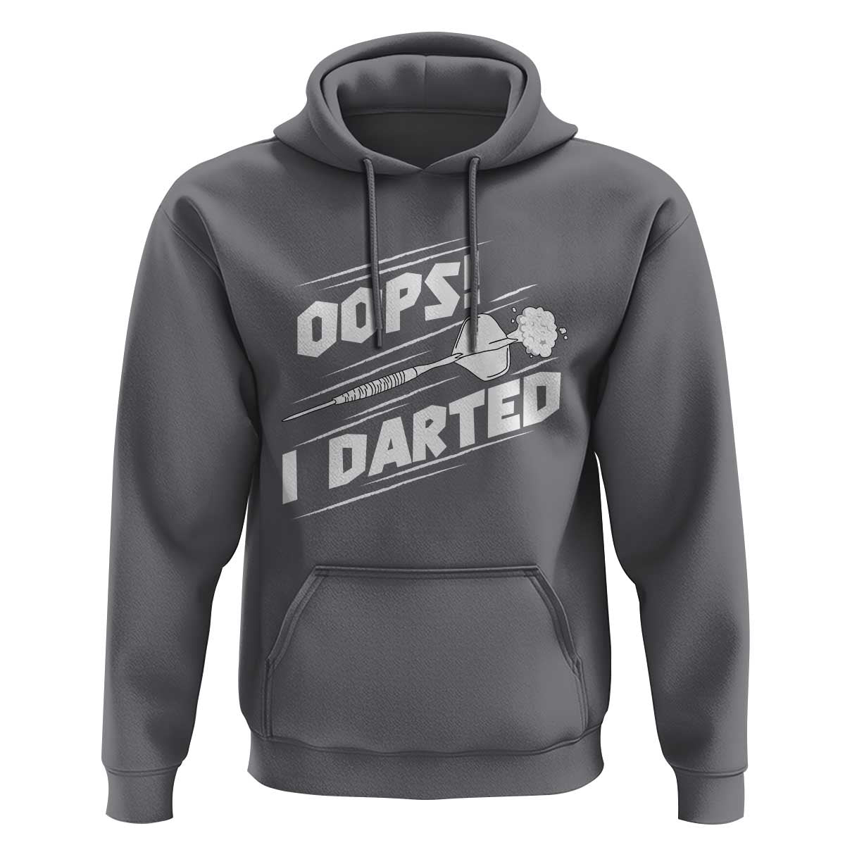 Funny Dart Thrower Hoodie Oops I Darted Gift For Dartist - Wonder Print Shop
