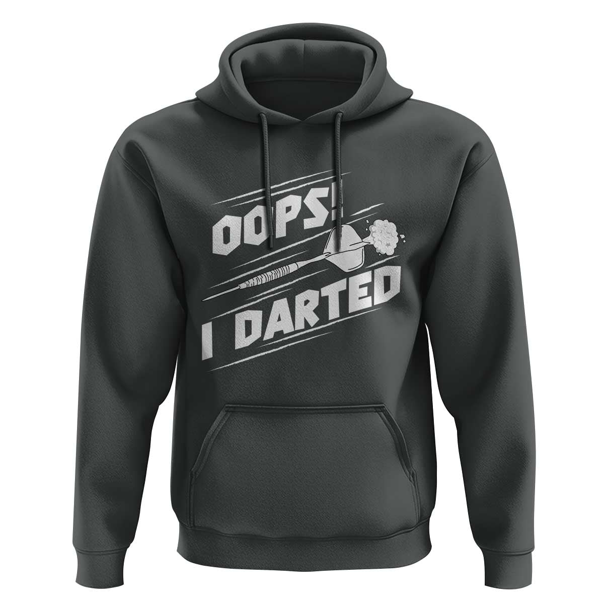 Funny Dart Thrower Hoodie Oops I Darted Gift For Dartist - Wonder Print Shop