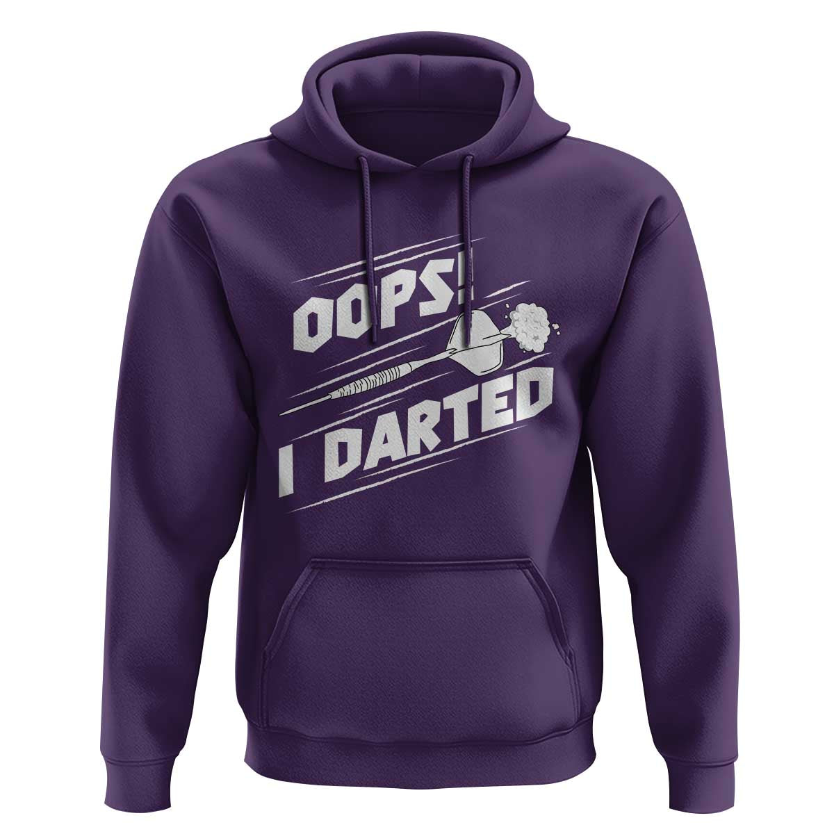 Funny Dart Thrower Hoodie Oops I Darted Gift For Dartist - Wonder Print Shop
