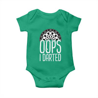 Sarcastic Dartist Gift Baby Onesie Funny Oops I Darted Darts Lover - Wonder Print Shop