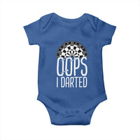 Sarcastic Dartist Gift Baby Onesie Funny Oops I Darted Darts Lover - Wonder Print Shop