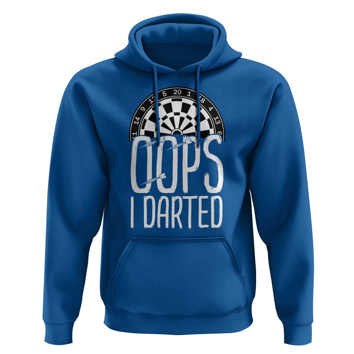 Sarcastic Dartist Gift Hoodie Funny Oops I Darted Darts Lover - Wonder Print Shop